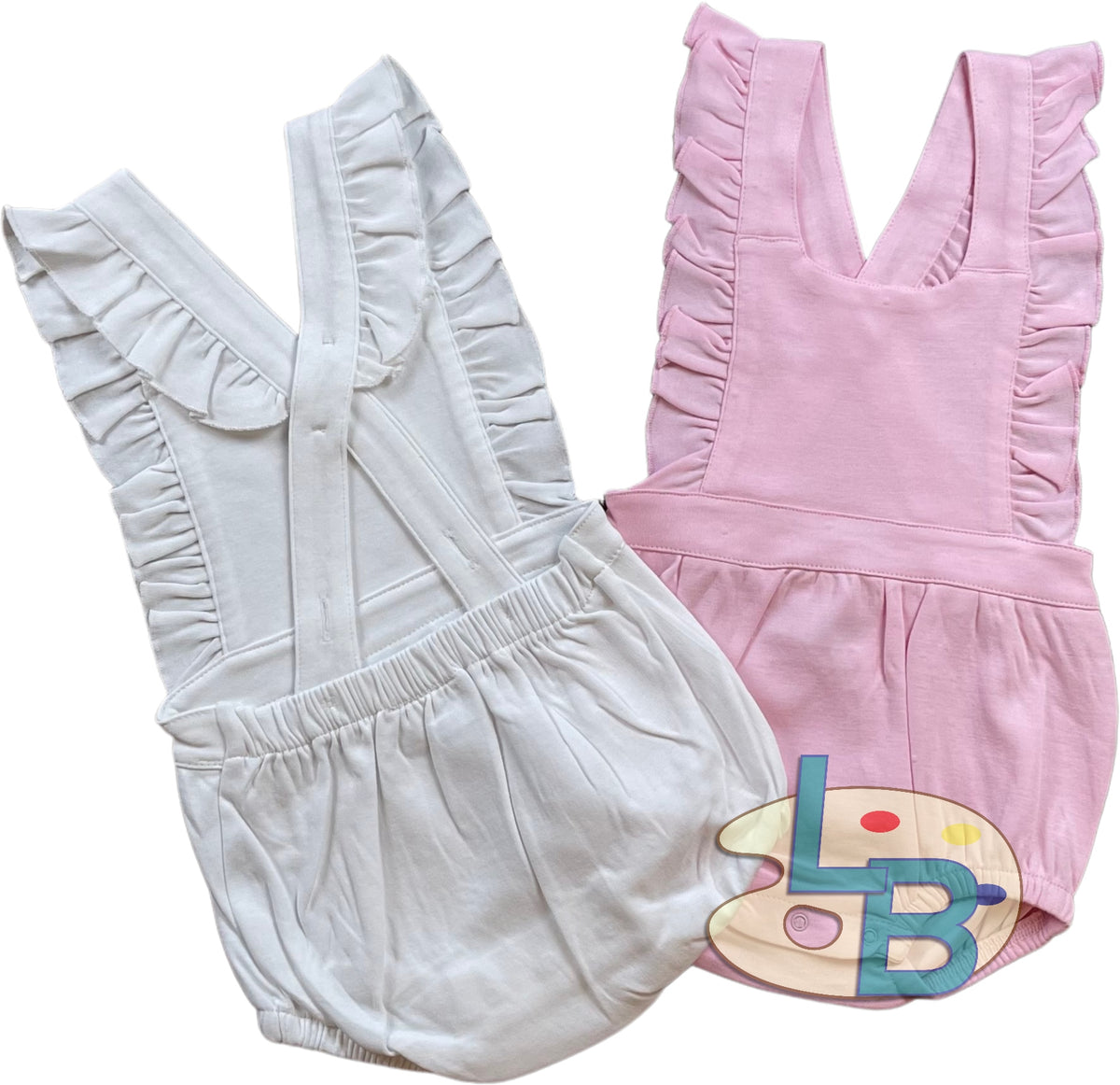 Girls Bubble Romper - Little Blanks