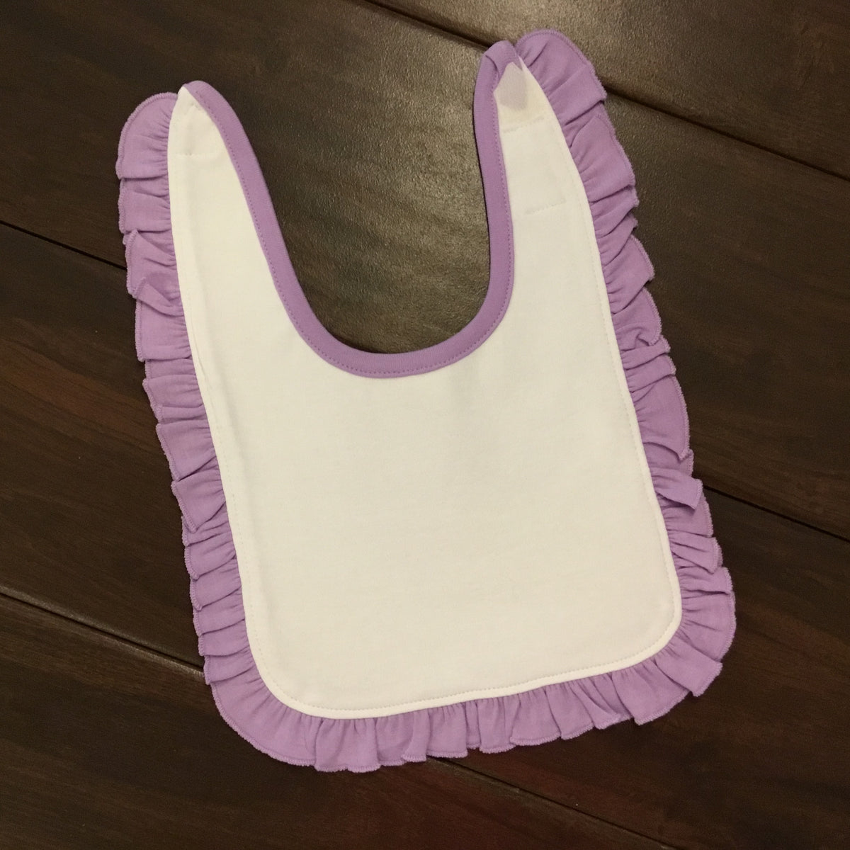 Girls Ruffle Bibs - EACH - Little Blanks, LLC