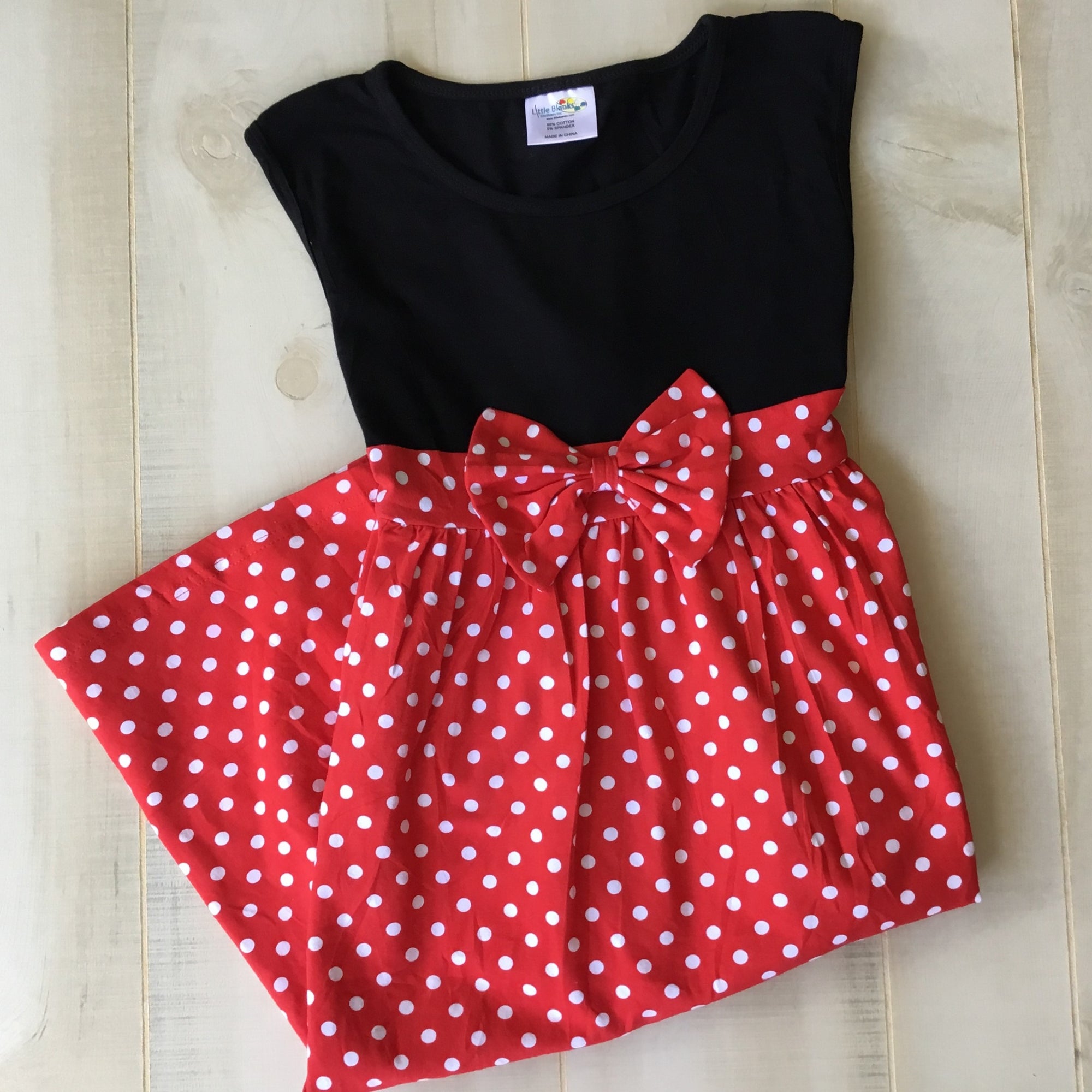 Minnie Mouse Inspired Dress for Women - Matching Mom and Me - Little Blanks, LLC