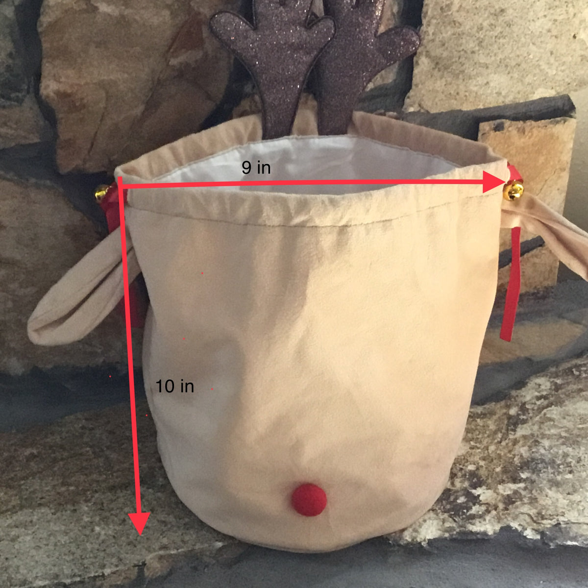 Rudolph Gift Bag - Little Blanks