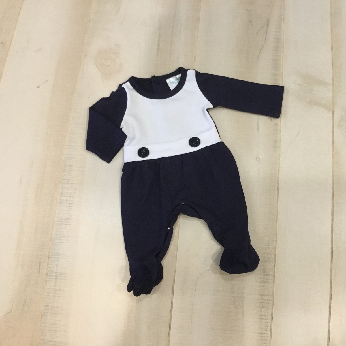 Unisex Sleeper with Button Detail (footie) - New Colors! - Little Blanks, LLC